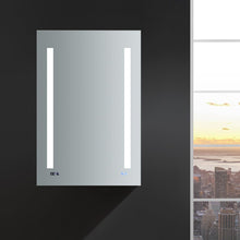 Load image into Gallery viewer, Fresca FMC012436-L Tiempo 24" Wide x 36" Tall Bathroom Medicine Cabinet w/ LED Lighting & Defogger