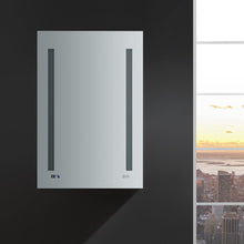 Load image into Gallery viewer, Fresca FMC012436-L Tiempo 24" Wide x 36" Tall Bathroom Medicine Cabinet w/ LED Lighting & Defogger