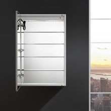 Load image into Gallery viewer, Fresca FMC012436-L Tiempo 24" Wide x 36" Tall Bathroom Medicine Cabinet w/ LED Lighting & Defogger