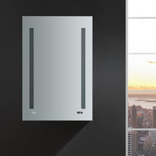 Load image into Gallery viewer, Fresca FMC012436-R Tiempo 24" Wide x 36" Tall Bathroom Medicine Cabinet w/ LED Lighting & Defogger