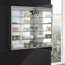 Load image into Gallery viewer, Fresca FMC012436-R Tiempo 24" Wide x 36" Tall Bathroom Medicine Cabinet w/ LED Lighting & Defogger