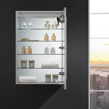 Load image into Gallery viewer, Fresca FMC012436-R Tiempo 24" Wide x 36" Tall Bathroom Medicine Cabinet w/ LED Lighting & Defogger