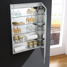 Load image into Gallery viewer, Fresca FMC012436-R Tiempo 24" Wide x 36" Tall Bathroom Medicine Cabinet w/ LED Lighting & Defogger