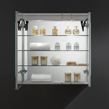 Load image into Gallery viewer, Fresca FMC013030 Tiempo 30" Wide x 30" Tall Bathroom Medicine Cabinet w/ LED Lighting & Defogger