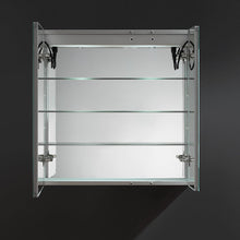 Load image into Gallery viewer, Fresca FMC013030 Tiempo 30" Wide x 30" Tall Bathroom Medicine Cabinet w/ LED Lighting & Defogger