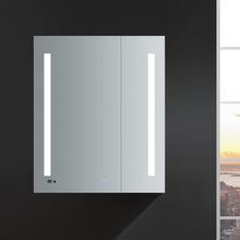 Load image into Gallery viewer, Fresca FMC013036 Tiempo 30" Wide x 36" Tall Bathroom Medicine Cabinet w/ LED Lighting & Defogger