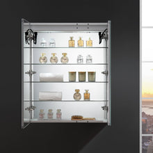 Load image into Gallery viewer, Fresca FMC013036 Tiempo 30" Wide x 36" Tall Bathroom Medicine Cabinet w/ LED Lighting & Defogger