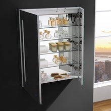 Load image into Gallery viewer, Fresca FMC013036 Tiempo 30" Wide x 36" Tall Bathroom Medicine Cabinet w/ LED Lighting & Defogger