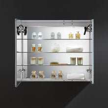 Load image into Gallery viewer, Fresca FMC013630 Tiempo 36" Wide x 30" Tall Bathroom Medicine Cabinet w/ LED Lighting & Defogger