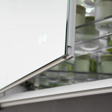 Load image into Gallery viewer, Fresca FMC013636 Tiempo 36" Wide x 36" Tall Bathroom Medicine Cabinet w/ LED Lighting & Defogger