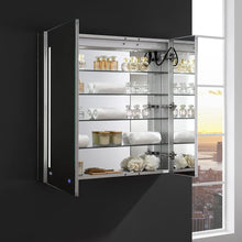 Load image into Gallery viewer, Fresca FMC013636 Tiempo 36" Wide x 36" Tall Bathroom Medicine Cabinet w/ LED Lighting & Defogger