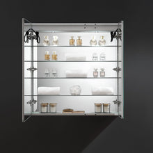 Load image into Gallery viewer, Fresca FMC013636 Tiempo 36" Wide x 36" Tall Bathroom Medicine Cabinet w/ LED Lighting & Defogger