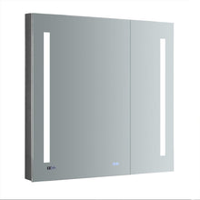 Load image into Gallery viewer, Fresca FMC013636 Tiempo 36" Wide x 36" Tall Bathroom Medicine Cabinet w/ LED Lighting & Defogger
