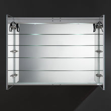 Load image into Gallery viewer, Fresca FMC014836 Tiempo 48" Wide x 36" Tall Bathroom Medicine Cabinet w/ LED Lighting & Defogger