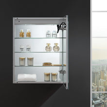 Load image into Gallery viewer, Fresca FMC022430-R Spazio 24" Wide x 30" Tall Bathroom Medicine Cabinet w/ LED Lighting & Defogger