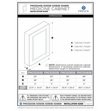 Load image into Gallery viewer, Fresca FMC022436-R Spazio 24" Wide x 36" Tall Bathroom Medicine Cabinet w/ LED Lighting & Defogger