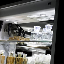Load image into Gallery viewer, Fresca FMC022436-L Spazio 24" Wide x 36" Tall Bathroom Medicine Cabinet w/ LED Lighting & Defogger