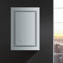Load image into Gallery viewer, Fresca FMC022436-R Spazio 24" Wide x 36" Tall Bathroom Medicine Cabinet w/ LED Lighting & Defogger