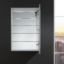 Load image into Gallery viewer, Fresca FMC022436-R Spazio 24" Wide x 36" Tall Bathroom Medicine Cabinet w/ LED Lighting & Defogger