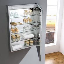 Load image into Gallery viewer, Fresca FMC022436-R Spazio 24" Wide x 36" Tall Bathroom Medicine Cabinet w/ LED Lighting & Defogger