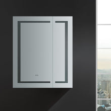 Load image into Gallery viewer, Fresca FMC023036 Spazio 30" Wide x 36" Tall Bathroom Medicine Cabinet w/ LED Lighting & Defogger
