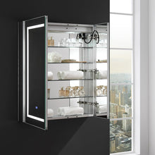 Load image into Gallery viewer, Fresca FMC023036 Spazio 30" Wide x 36" Tall Bathroom Medicine Cabinet w/ LED Lighting & Defogger