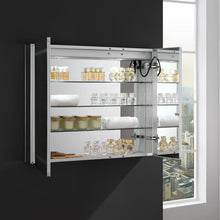 Load image into Gallery viewer, Fresca FMC023630 Spazio 36" Wide x 30" Tall Bathroom Medicine Cabinet w/ LED Lighting & Defogger