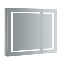 Load image into Gallery viewer, Fresca FMC023630 Spazio 36" Wide x 30" Tall Bathroom Medicine Cabinet w/ LED Lighting & Defogger