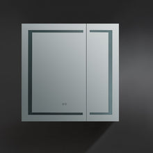 Load image into Gallery viewer, Fresca FMC023636 Spazio 36" Wide x 36" Tall Bathroom Medicine Cabinet w/ LED Lighting & Defogger