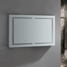 Load image into Gallery viewer, Fresca FMC024830 Spazio 48" Wide x 30" Tall Bathroom Medicine Cabinet w/ LED Lighting & Defogger