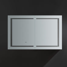 Load image into Gallery viewer, Fresca FMC024830 Spazio 48" Wide x 30" Tall Bathroom Medicine Cabinet w/ LED Lighting & Defogger
