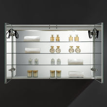 Load image into Gallery viewer, Fresca FMC024830 Spazio 48" Wide x 30" Tall Bathroom Medicine Cabinet w/ LED Lighting & Defogger