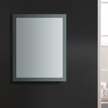 Load image into Gallery viewer, Fresca FMR012430 Angelo 24" Wide x 30" Tall Bathroom Mirror w/ Halo Style LED Lighting and Defogger