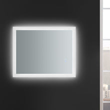 Load image into Gallery viewer, Fresca FMR012430 Angelo 24" Wide x 30" Tall Bathroom Mirror w/ Halo Style LED Lighting and Defogger
