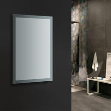 Load image into Gallery viewer, Fresca FMR012436 Angelo 24" Wide x 36" Tall Bathroom Mirror w/ Halo Style LED Lighting and Defogger