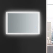 Load image into Gallery viewer, Fresca FMR012436 Angelo 24" Wide x 36" Tall Bathroom Mirror w/ Halo Style LED Lighting and Defogger
