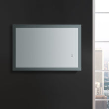 Load image into Gallery viewer, Fresca FMR012436 Angelo 24" Wide x 36" Tall Bathroom Mirror w/ Halo Style LED Lighting and Defogger