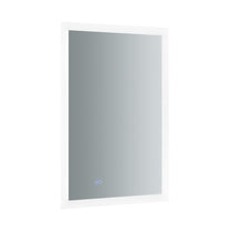 Load image into Gallery viewer, Fresca FMR012436 Angelo 24" Wide x 36" Tall Bathroom Mirror w/ Halo Style LED Lighting and Defogger