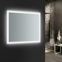 Load image into Gallery viewer, Fresca FMR013630 Angelo 36" Wide x 30" Tall Bathroom Mirror w/ Halo Style LED Lighting and Defogger