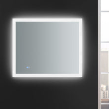 Load image into Gallery viewer, Fresca FMR013630 Angelo 36" Wide x 30" Tall Bathroom Mirror w/ Halo Style LED Lighting and Defogger
