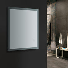 Load image into Gallery viewer, Fresca FMR013630 Angelo 36" Wide x 30" Tall Bathroom Mirror w/ Halo Style LED Lighting and Defogger