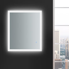 Load image into Gallery viewer, Fresca FMR013630 Angelo 36" Wide x 30" Tall Bathroom Mirror w/ Halo Style LED Lighting and Defogger