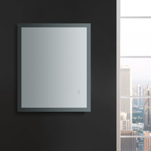 Load image into Gallery viewer, Fresca FMR013630 Angelo 36" Wide x 30" Tall Bathroom Mirror w/ Halo Style LED Lighting and Defogger