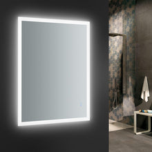 Load image into Gallery viewer, Fresca FMR014836 Angelo 48" Wide x 36" Tall Bathroom Mirror w/ Halo Style LED Lighting and Defogger