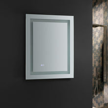Load image into Gallery viewer, Fresca FMR022430 Santo 24" Wide x 30" Tall Bathroom Mirror w/ LED Lighting and Defogger