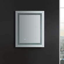 Load image into Gallery viewer, Fresca FMR022430 Santo 24" Wide x 30" Tall Bathroom Mirror w/ LED Lighting and Defogger