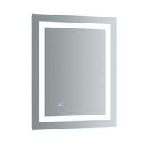 Load image into Gallery viewer, Fresca FMR022430 Santo 24" Wide x 30" Tall Bathroom Mirror w/ LED Lighting and Defogger