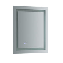 Load image into Gallery viewer, Fresca FMR022430 Santo 24" Wide x 30" Tall Bathroom Mirror w/ LED Lighting and Defogger