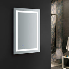 Load image into Gallery viewer, Fresca FMR022436 Santo 24" Wide x 36" Tall Bathroom Mirror w/ LED Lighting and Defogger
