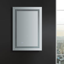 Load image into Gallery viewer, Fresca FMR022436 Santo 24" Wide x 36" Tall Bathroom Mirror w/ LED Lighting and Defogger